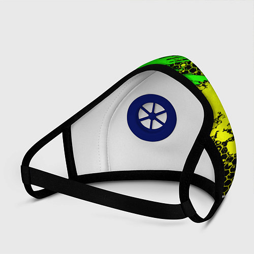 Маска с клапаном COUNTER STRIKE / 3D-Синий – фото 3