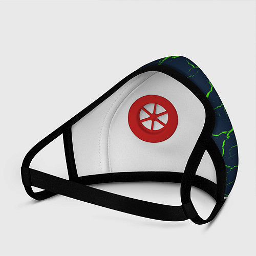 Маска с клапаном CS GO КС ГО / 3D-Красный – фото 3