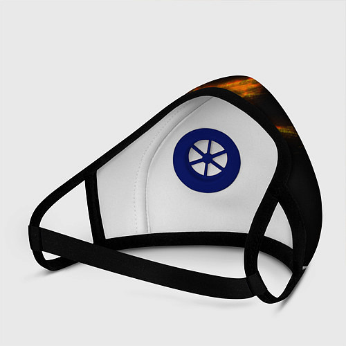 Маска с клапаном COUNTER STRIKE / 3D-Синий – фото 3