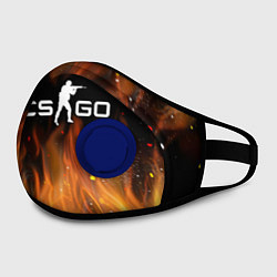 Маска с клапаном COUNTER STRIKE, цвет: 3D-синий — фото 2