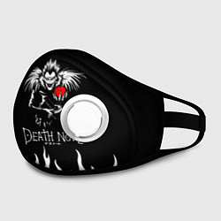 Маска с клапаном DEATH NOTE ТЕТРАДЬ СМЕРТИ, цвет: 3D-белый — фото 2