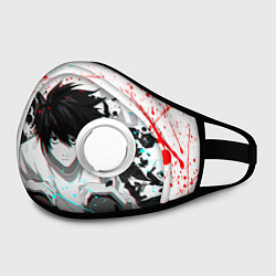 Маска с клапаном DEATH NOTE ТЕТРАДЬ СМЕРТИ, цвет: 3D-белый — фото 2
