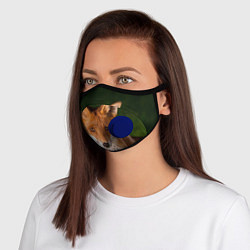 Маска с клапаном Лисица, цвет: 3D-синий