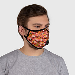 Маска с клапаном Мясные Продукты, цвет: 3D-черный — фото 2