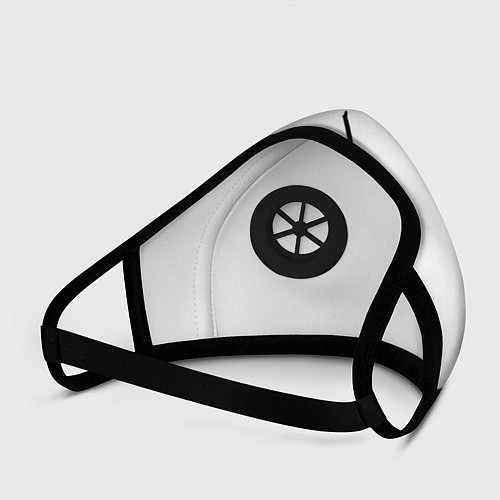 Маска с клапаном Counter strike краски / 3D-Черный – фото 3