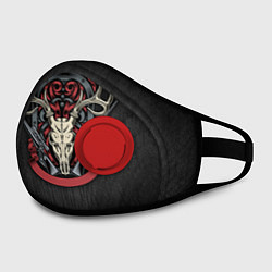 Маска с клапаном Охотничий трофей, цвет: 3D-красный — фото 2