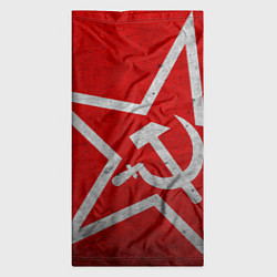 Бандана-труба Флаг СССР: Серп и Молот, цвет: 3D-принт — фото 2