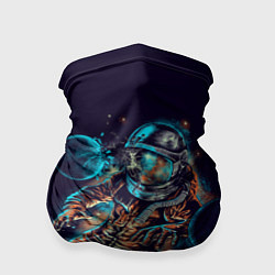 Бандана-труба Космический удар, цвет: 3D-принт