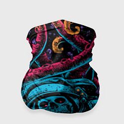 Бандана-труба Космический осьминог, цвет: 3D-принт