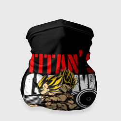 Бандана-труба Titans Gym, цвет: 3D-принт