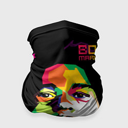 Бандана-труба Боб Марли: фан-арт, цвет: 3D-принт
