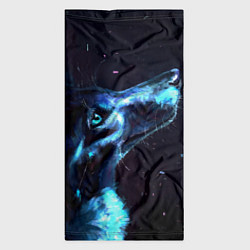 Бандана-труба Лунный волк, цвет: 3D-принт — фото 2