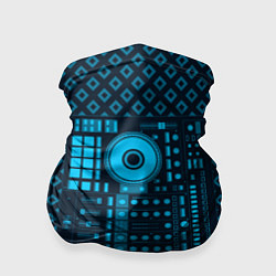 Бандана-труба DJ Vinyl, цвет: 3D-принт