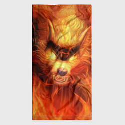 Бандана-труба Fire Wolf, цвет: 3D-принт — фото 2