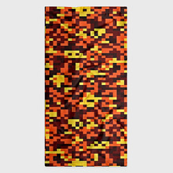 Бандана-труба Камуфляж пиксельный: оранжевый/желтый, цвет: 3D-принт — фото 2