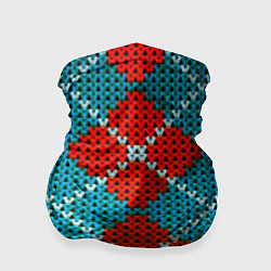 Бандана-труба Knitting pattern, цвет: 3D-принт