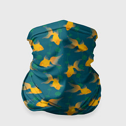Бандана-труба Золотые рыбки, цвет: 3D-принт