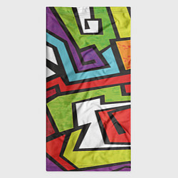 Бандана-труба Цветные граффити, цвет: 3D-принт — фото 2
