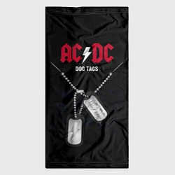 Бандана-труба AC/DC: Dog Tags, цвет: 3D-принт — фото 2