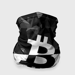Бандана-труба Bitcoin: Poly Style, цвет: 3D-принт