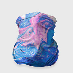 Бандана-труба Tie-Dye Blue & Violet, цвет: 3D-принт