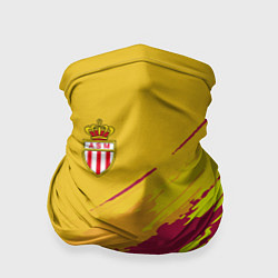 Бандана-труба FC Monaco: Yellow 2018, цвет: 3D-принт