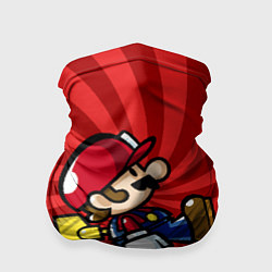 Бандана-труба Super Mario: Red Illusion, цвет: 3D-принт