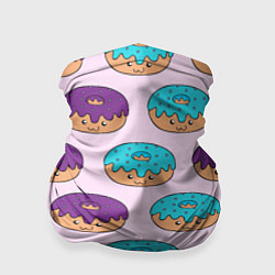 Бандана-труба Любитель пончиков, цвет: 3D-принт