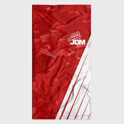 Бандана-труба Eat Sleep JDM: Red Poly, цвет: 3D-принт — фото 2