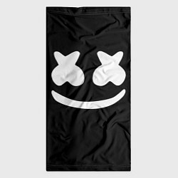 Бандана-труба Marshmello: Black Face, цвет: 3D-принт — фото 2