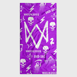 Бандана-труба Watch Dogs 2: Violet Pattern, цвет: 3D-принт — фото 2