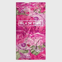 Бандана-труба Black Pink: Abstract Flowers, цвет: 3D-принт — фото 2