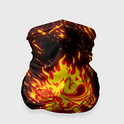 Бандана-труба Cyberpunk 2077: FIRE SAMURAI, цвет: 3D-принт