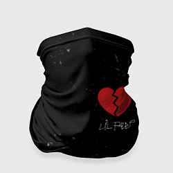 Бандана-труба Lil Peep: Broken Heart, цвет: 3D-принт