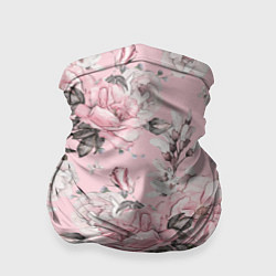 Бандана-труба Розовые розы, цвет: 3D-принт