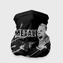 Бандана-труба Metallica, цвет: 3D-принт