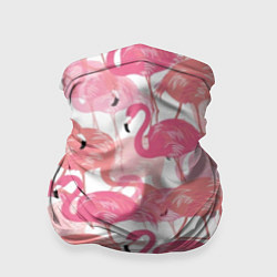 Бандана-труба Рай фламинго, цвет: 3D-принт