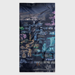 Бандана-труба HOLLOW KNIGHT WORLD, цвет: 3D-принт — фото 2