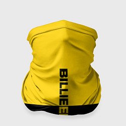 Бандана-труба BILLIE EILISH: Yellow & Black, цвет: 3D-принт