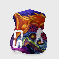 Бандана-труба CS GO HYPERBEAST, цвет: 3D-принт