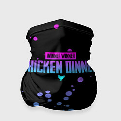 Бандана-труба Chicken Dinner, цвет: 3D-принт
