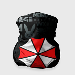 Бандана-труба RESIDENT EVIL UMBRELLA CORP, цвет: 3D-принт