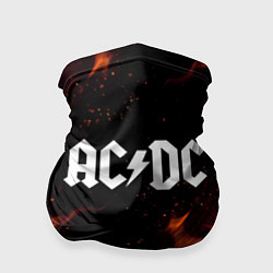 Бандана-труба AC DC, цвет: 3D-принт