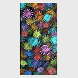 Бандана-труба Разноцветные вирусы, цвет: 3D-принт — фото 2