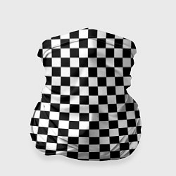 Бандана-труба Шахматка мелкая, цвет: 3D-принт