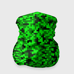 Бандана-труба КАМУФЛЯЖ GREEN, цвет: 3D-принт