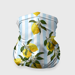 Бандана-труба Лимоны, цвет: 3D-принт