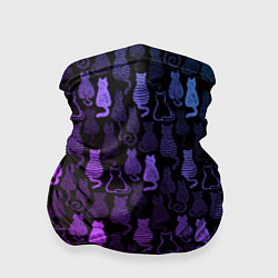 Бандана-труба Коты, цвет: 3D-принт