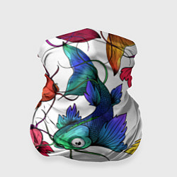 Бандана-труба Рыбки кои, цвет: 3D-принт