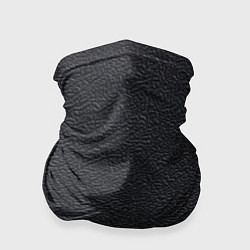 Бандана-труба Текстура черная кожа рельеф, цвет: 3D-принт